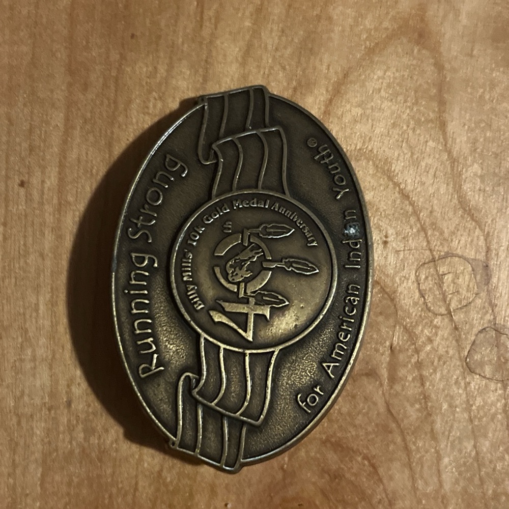 Gold Medal Running Strong Belt Buckle